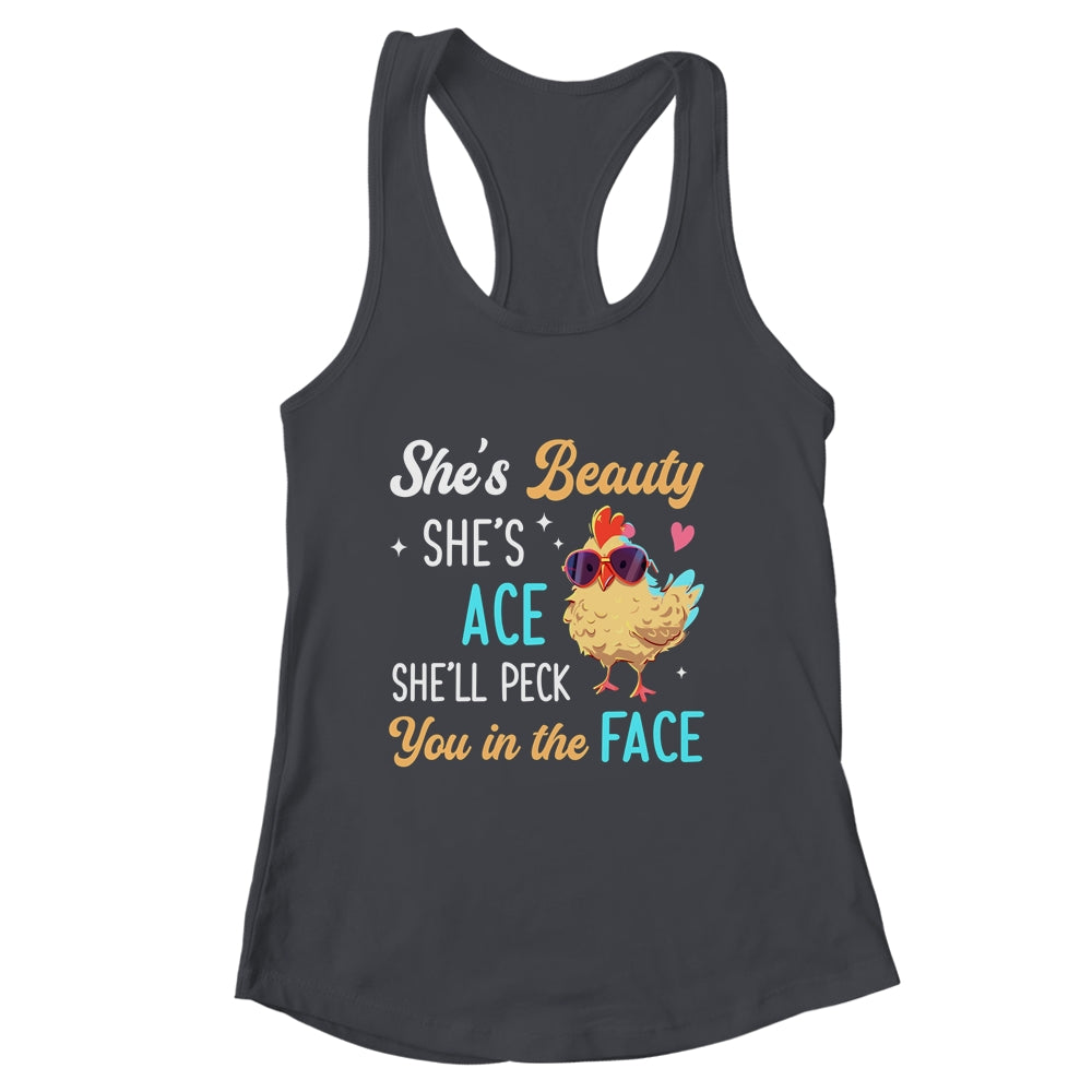 She's Beauty She's Grace Farmer Chicken Lady Girl Lover Shirt & Tank Top | siriusteestore