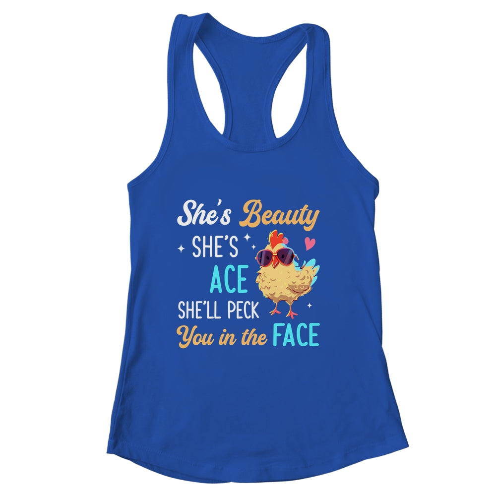 She's Beauty She's Grace Farmer Chicken Lady Girl Lover Shirt & Tank Top | siriusteestore