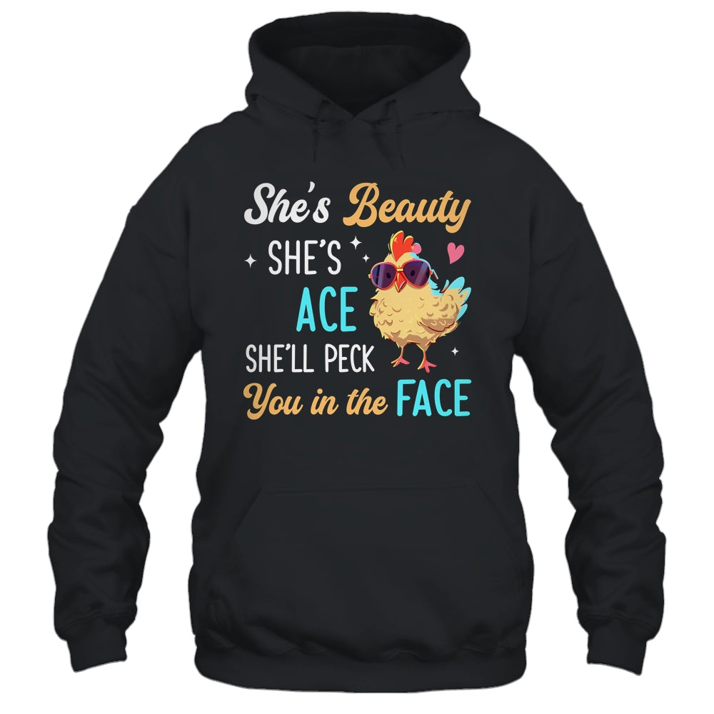 She's Beauty She's Grace Farmer Chicken Lady Girl Lover Shirt & Tank Top | siriusteestore