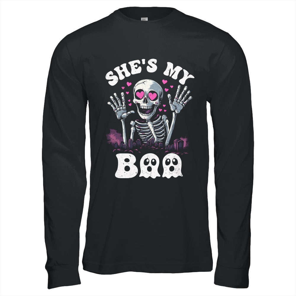 She's My Boo Matching Halloween Costume Couples He's My Boo Shirt & Hoodie | siriusteestore
