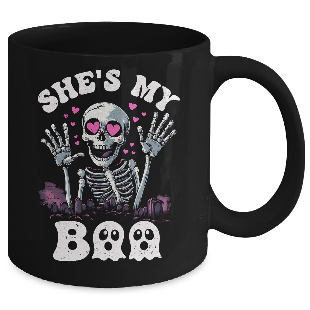 She's My Boo Matching Halloween Costume Couples He's My Boo Mug | siriusteestore