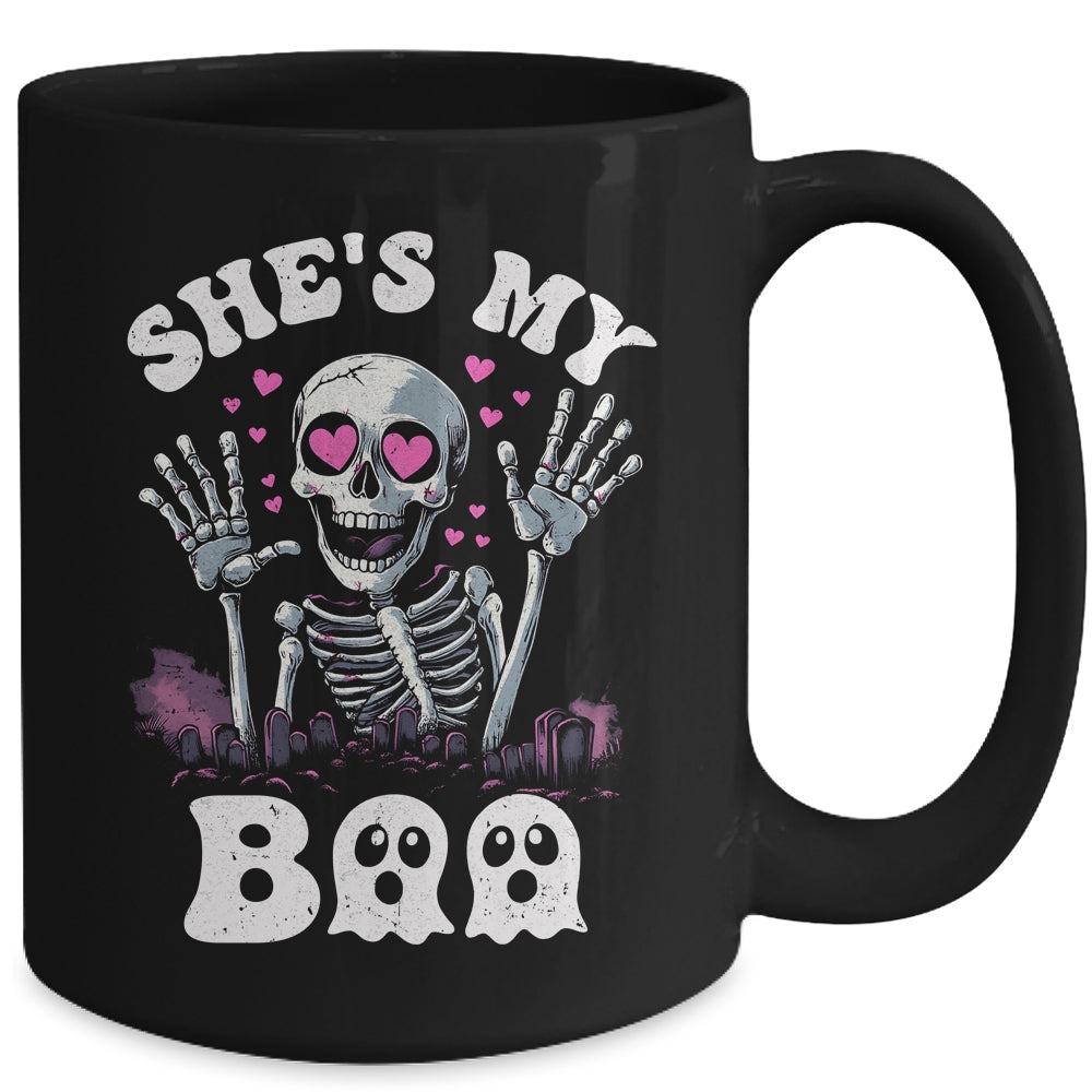 She's My Boo Matching Halloween Costume Couples He's My Boo Mug | siriusteestore