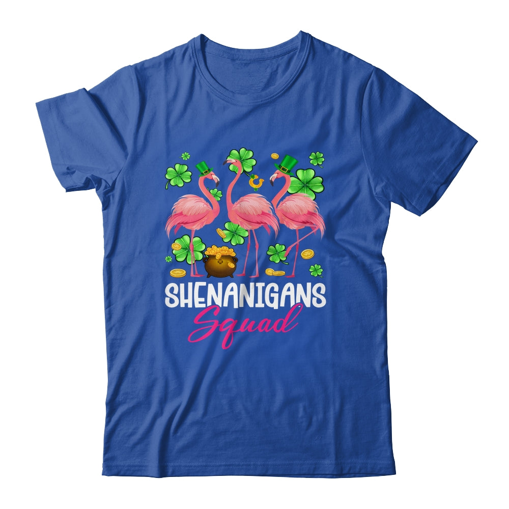 Shenanigan Squad Irish Flamingo St Patricks Day Bird Animal Shirt & Tank Top | siriusteestore