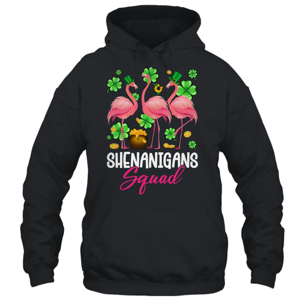 Shenanigan Squad Irish Flamingo St Patricks Day Bird Animal Shirt & Tank Top | siriusteestore