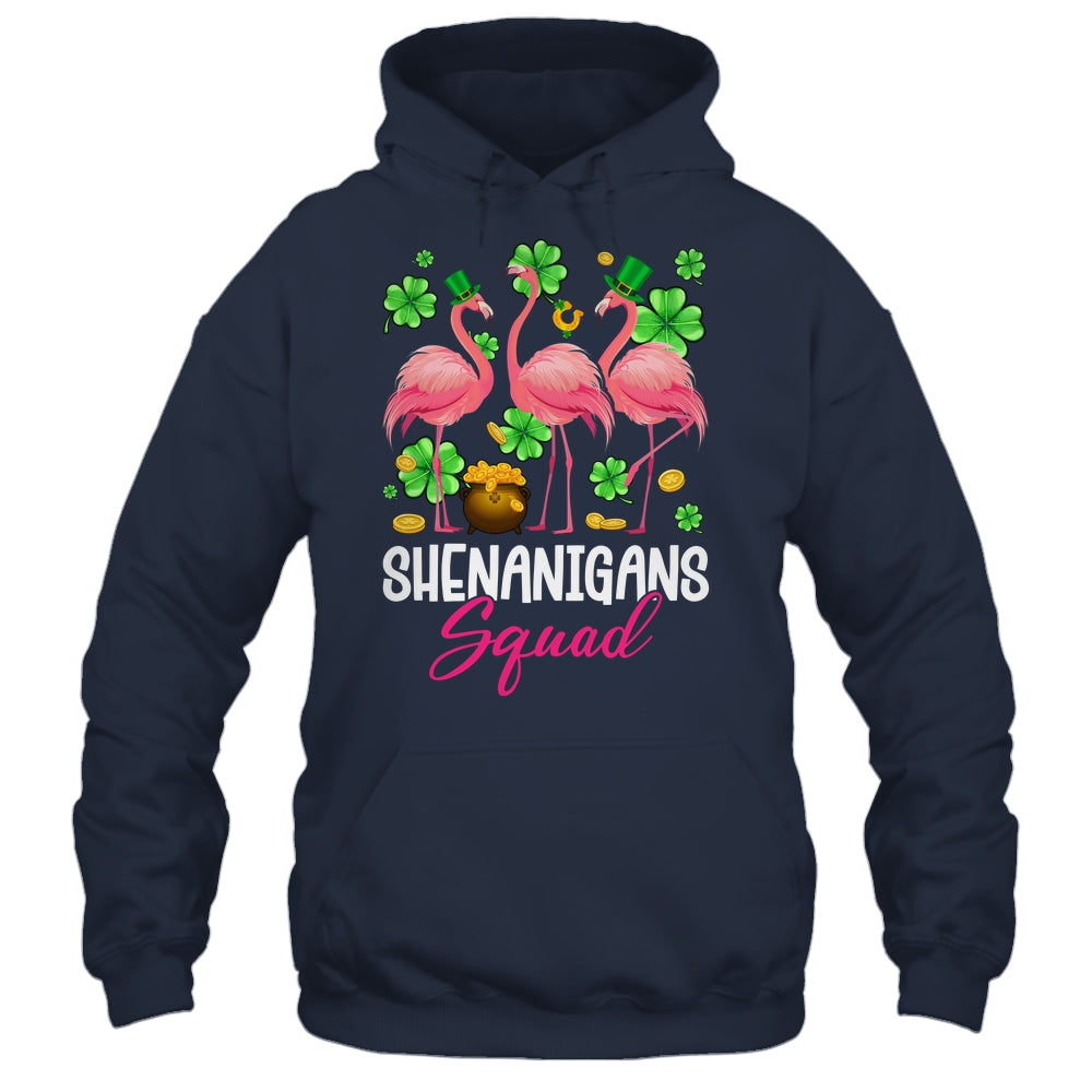 Shenanigan Squad Irish Flamingo St Patricks Day Bird Animal Shirt & Tank Top | siriusteestore