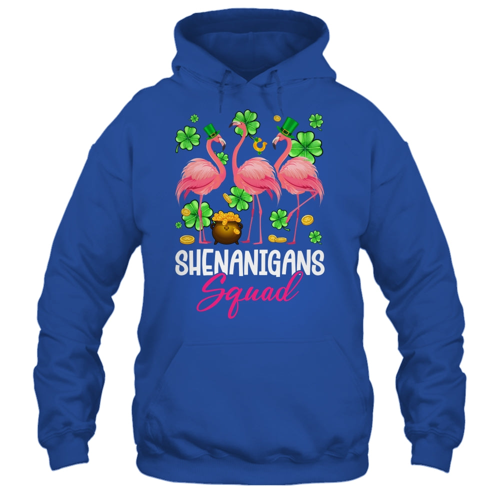 Shenanigan Squad Irish Flamingo St Patricks Day Bird Animal Shirt & Tank Top | siriusteestore