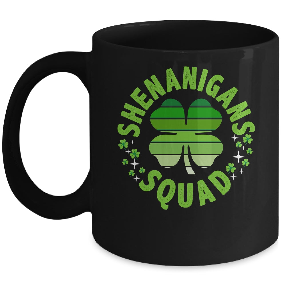Shenanigans Squad Funny Irish Saint Patricks Day Mug | siriusteestore