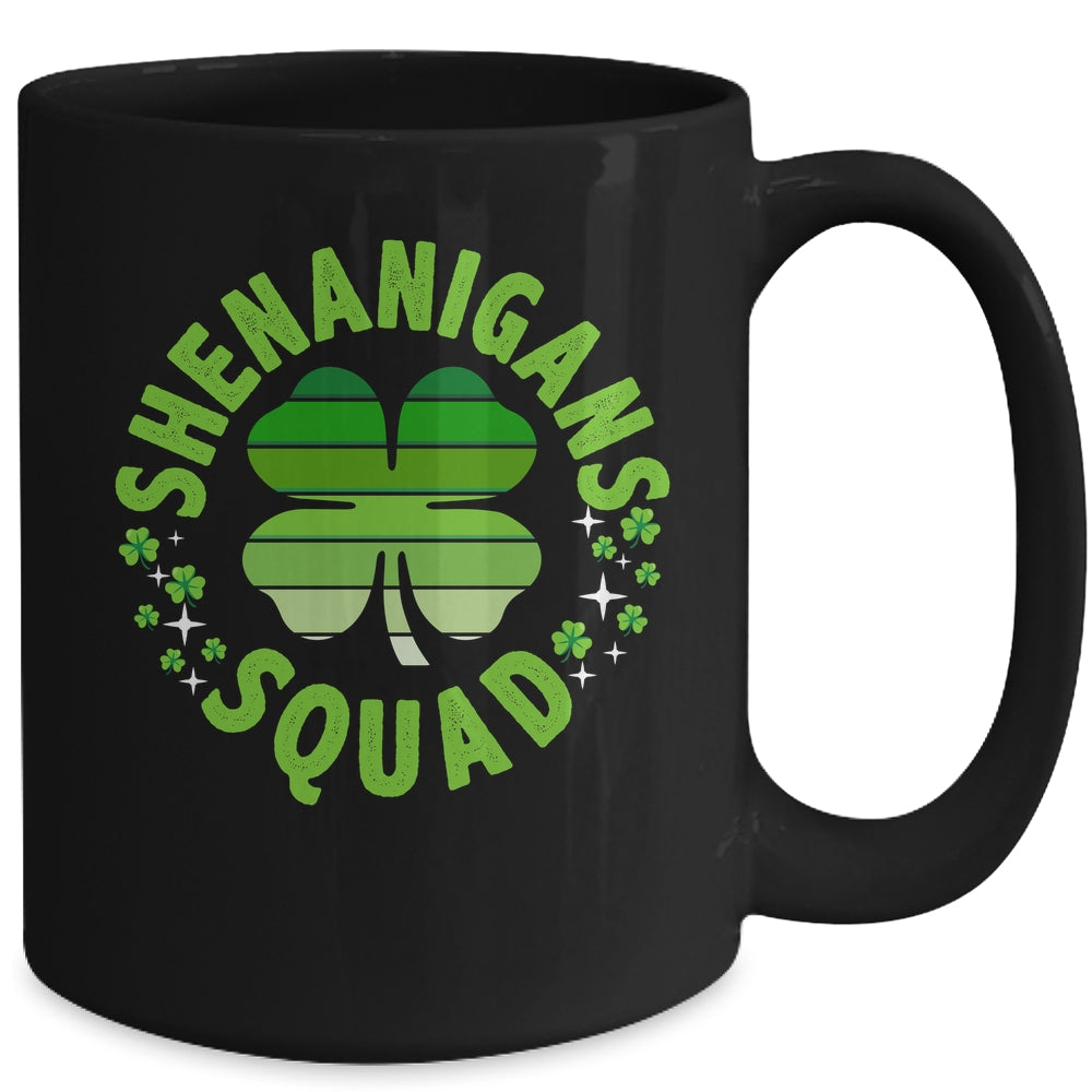 Shenanigans Squad Funny Irish Saint Patricks Day Mug | siriusteestore