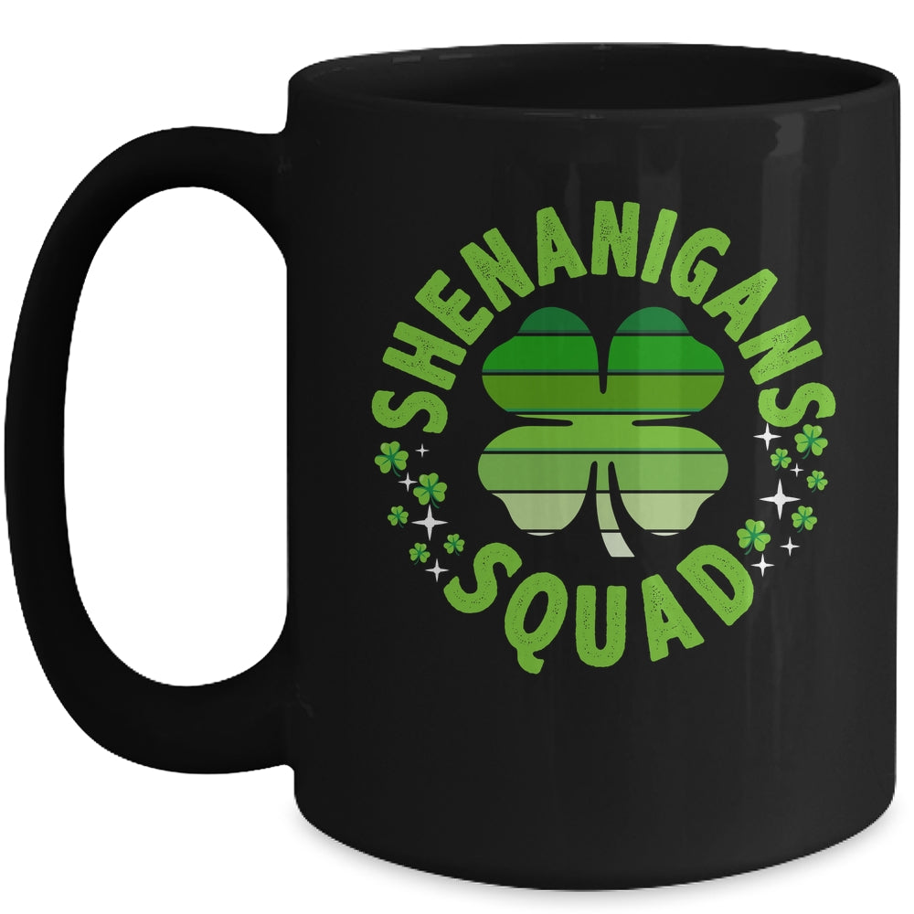 Shenanigans Squad Funny Irish Saint Patricks Day Mug | siriusteestore