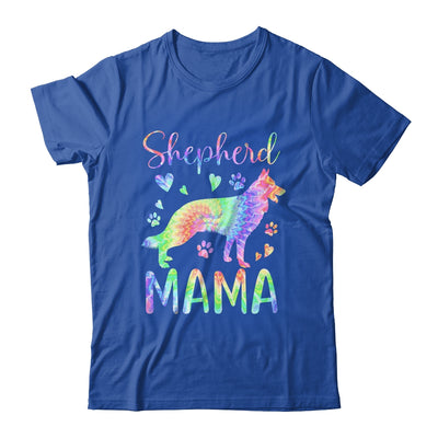 Shepherd Mama Colorful Tie Dye German Shepherd Dog Mom Shirt & Tank Top | siriusteestore