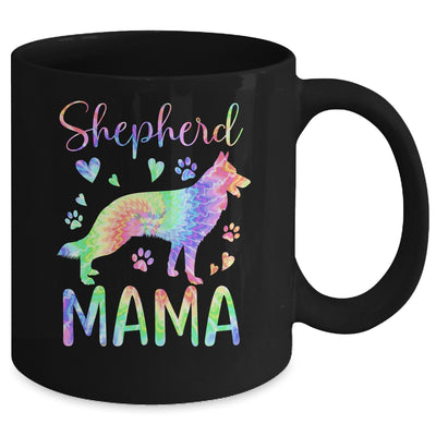 Shepherd Mama Colorful Tie Dye German Shepherd Dog Mom Mug | siriusteestore