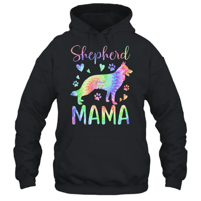 Shepherd Mama Colorful Tie Dye German Shepherd Dog Mom Shirt & Tank Top | siriusteestore