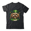 Shih Tzu St Patricks Day Leprechaun Shamrock Irish Shirt & Hoodie | siriusteestore