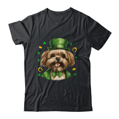 Shih Tzu St Patricks Day Leprechaun Shamrock Irish Shirt & Hoodie | siriusteestore