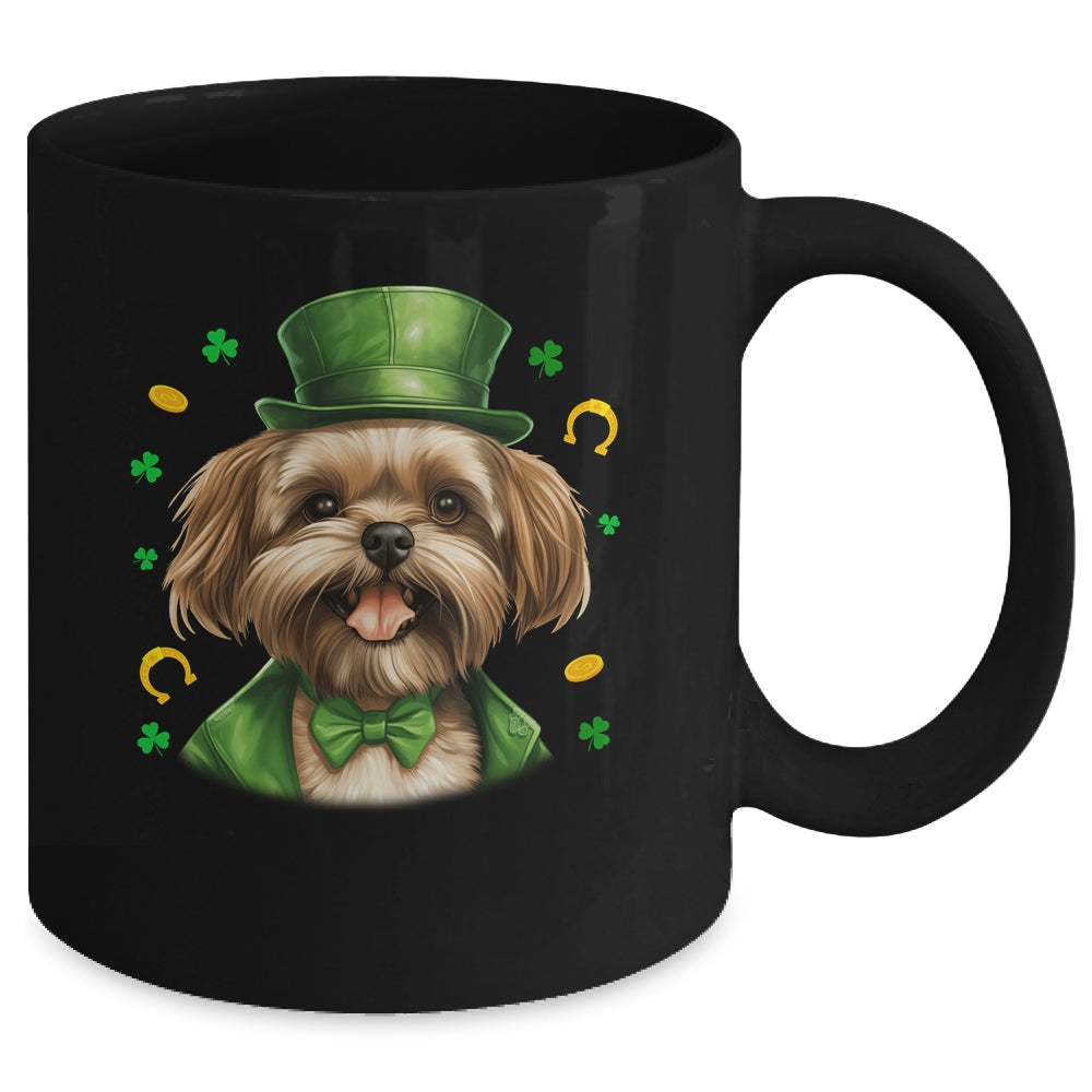 Shih Tzu St Patricks Day Leprechaun Shamrock Irish Mug | siriusteestore