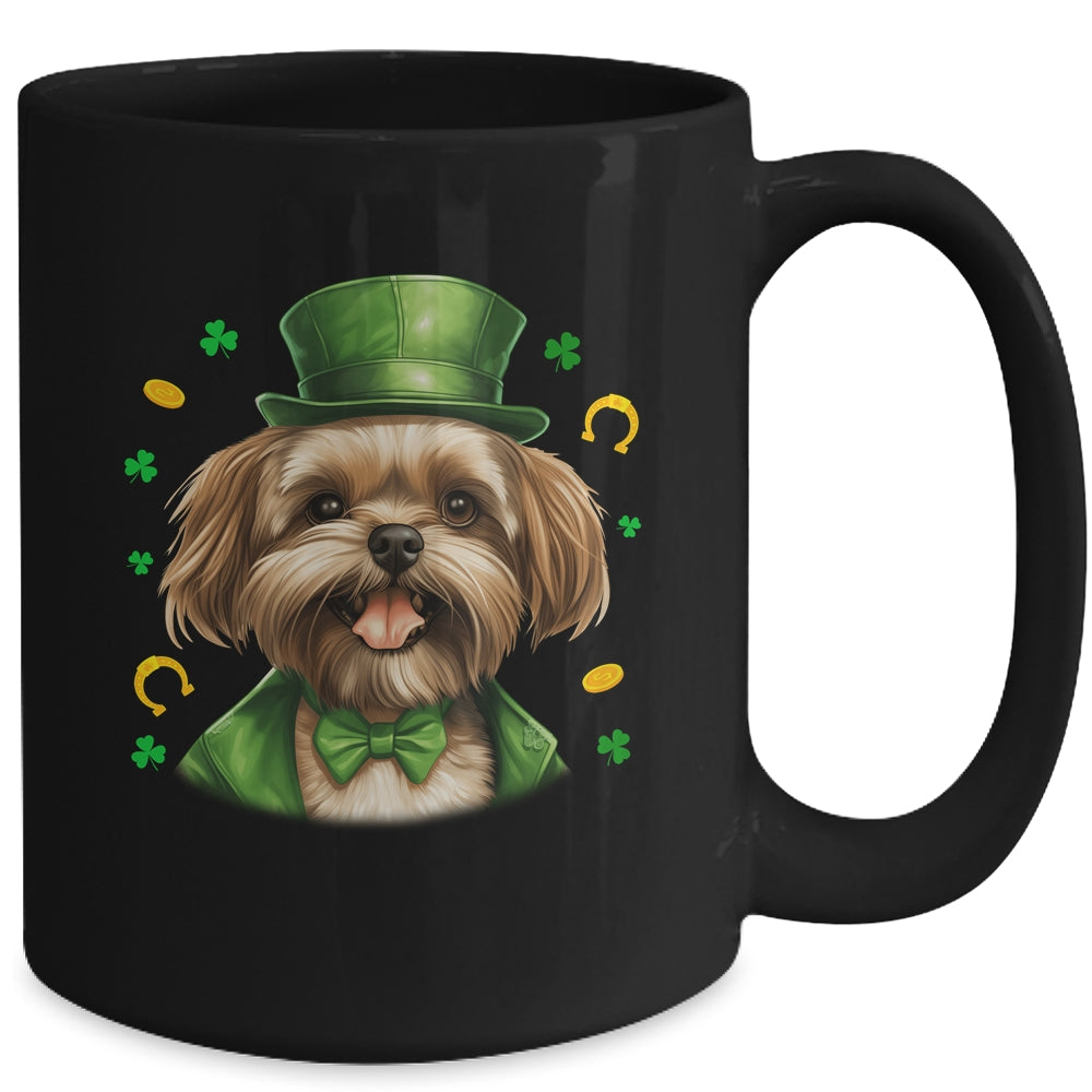 Shih Tzu St Patricks Day Leprechaun Shamrock Irish Mug | siriusteestore