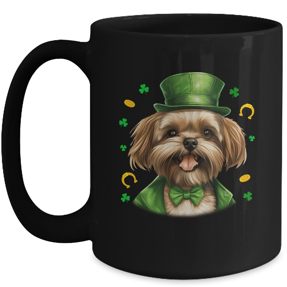 Shih Tzu St Patricks Day Leprechaun Shamrock Irish Mug | siriusteestore