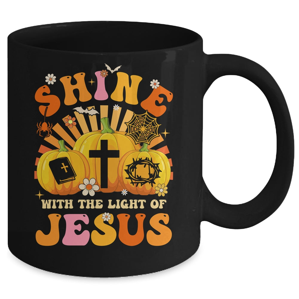 Shine With The Light Of Jesus Christian Halloween Women Mug | siriusteestore
