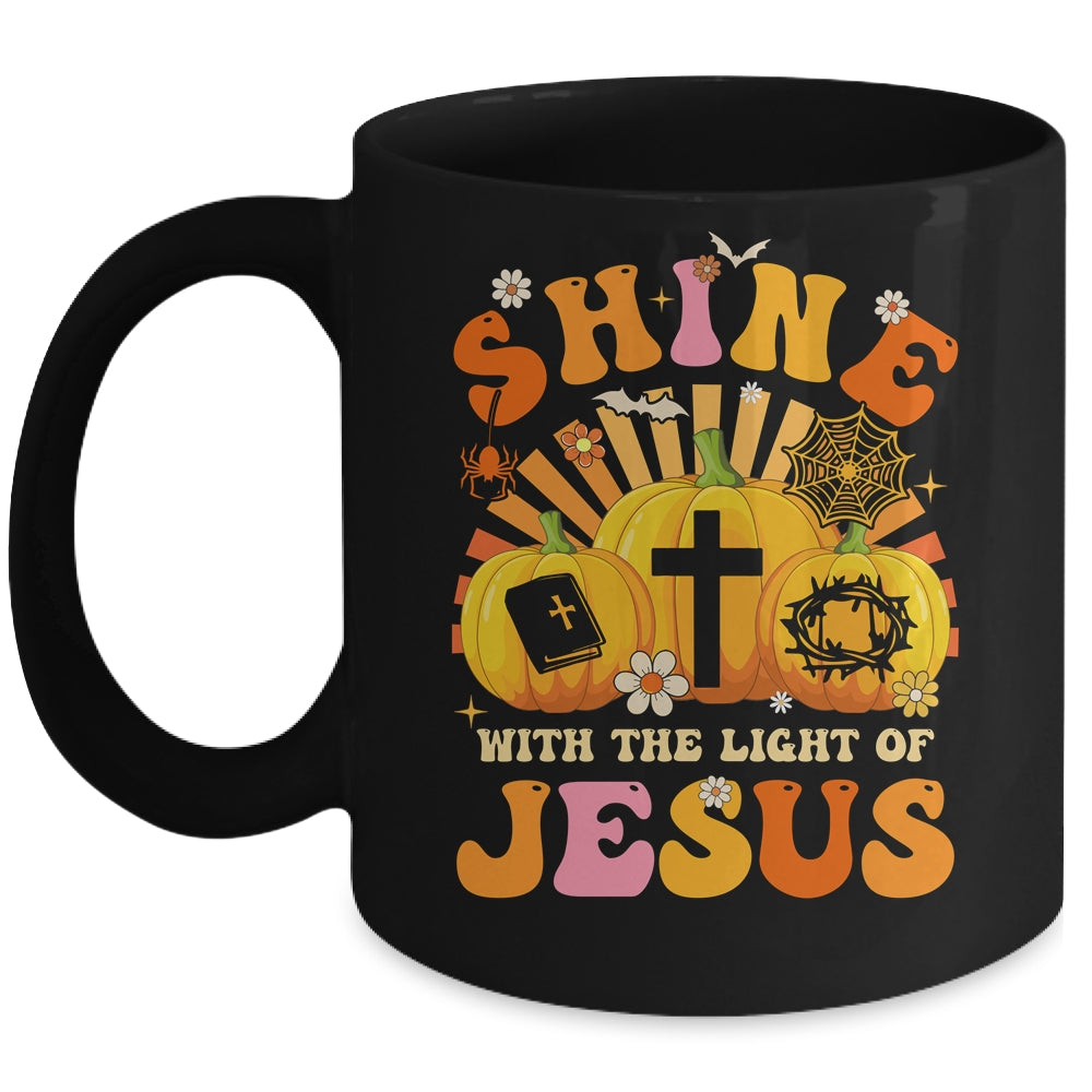 Shine With The Light Of Jesus Christian Halloween Women Mug | siriusteestore