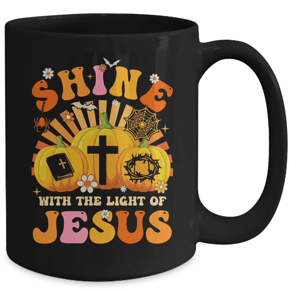 Shine With The Light Of Jesus Christian Halloween Women Mug | siriusteestore