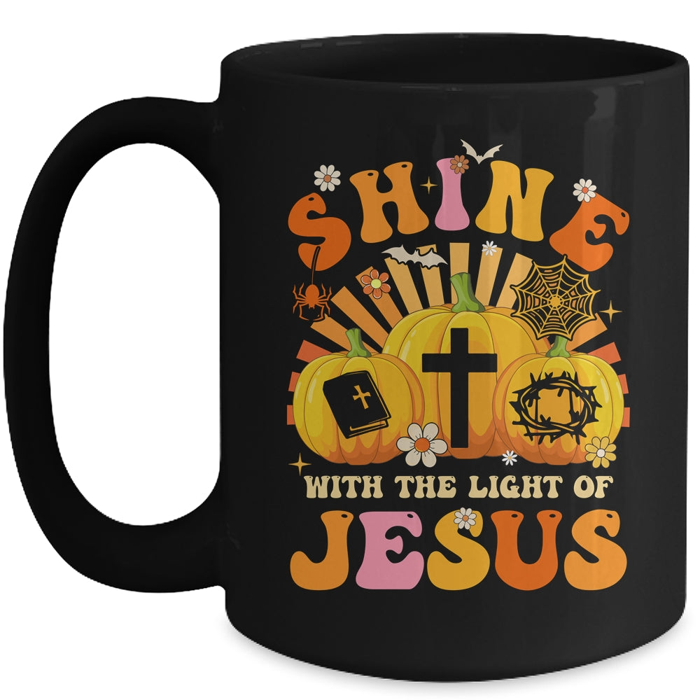 Shine With The Light Of Jesus Christian Halloween Women Mug | siriusteestore