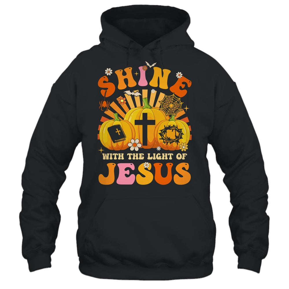 Shine With The Light Of Jesus Christian Halloween Women Shirt & Hoodie | siriusteestore
