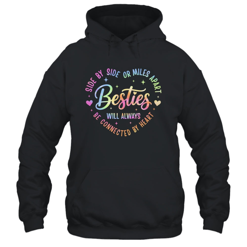 Side By Side Or Miles Apart Besties Will Always Be By Heart Shirt & Tank Top | siriusteestore