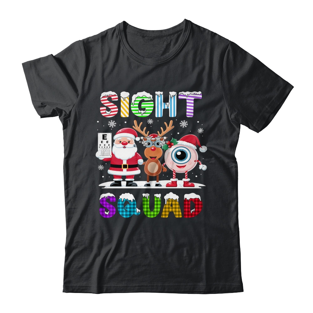 Sight Squad Christmas Optometrist Eye Doctor Xmas Funny Shirt & Sweatshirt | siriusteestore