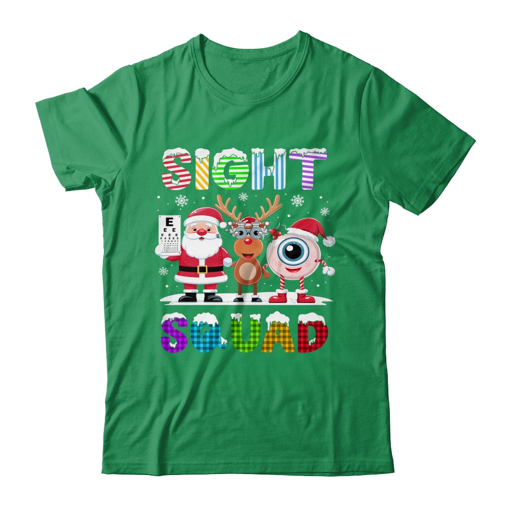 Sight Squad Christmas Optometrist Eye Doctor Xmas Funny Shirt & Sweatshirt | siriusteestore