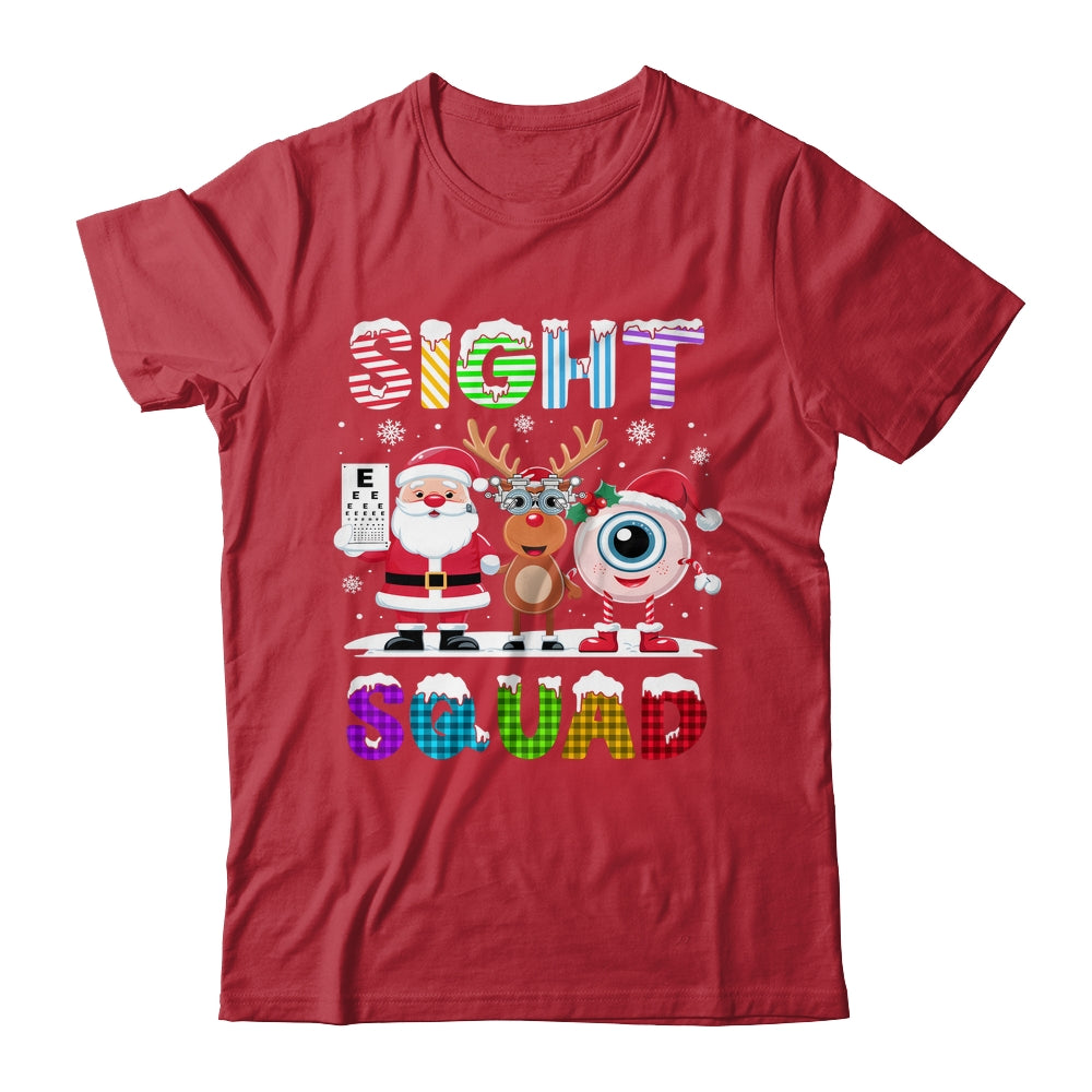 Sight Squad Christmas Optometrist Eye Doctor Xmas Funny Shirt & Sweatshirt | siriusteestore