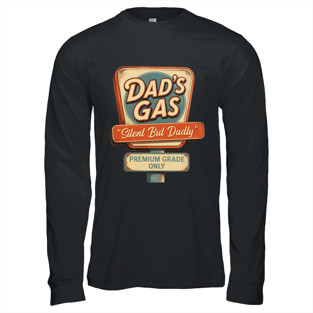 Silent But Dadly Funny Father's Day Fart Dad Farting Vintage Shirt & Hoodie | siriusteestore