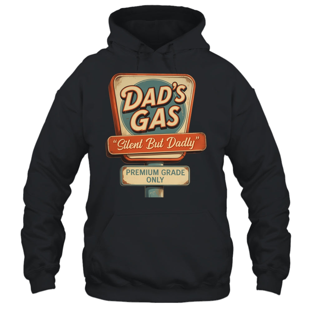 Silent But Dadly Funny Father's Day Fart Dad Farting Vintage Shirt & Hoodie | siriusteestore