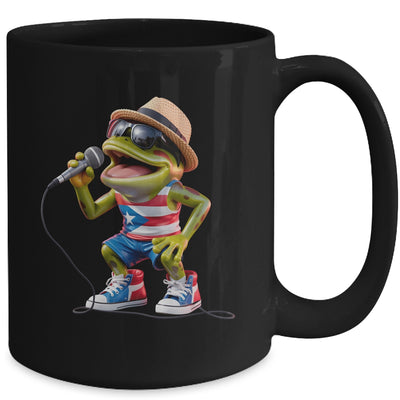 Singing Coqui Puerto Rican Flag Sunglasses Boricua Hat Fun Mug | siriusteestore