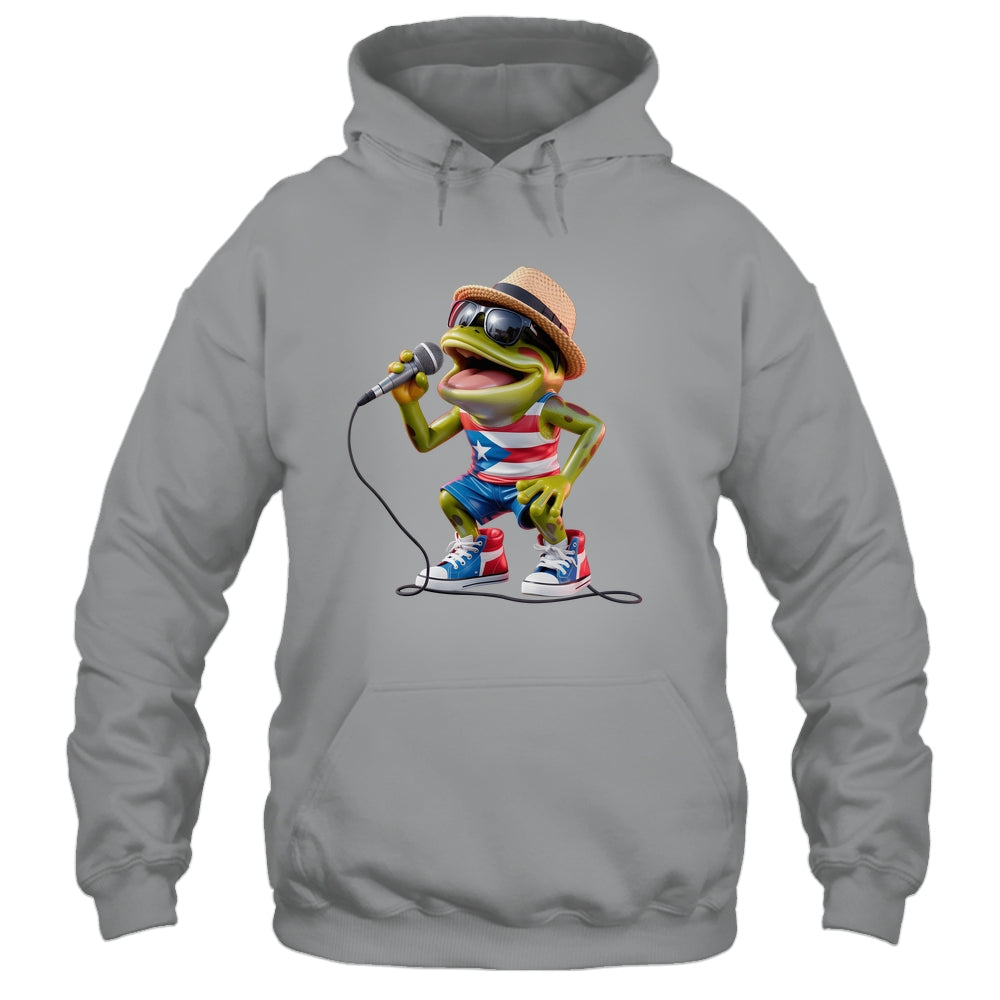 Singing Coqui Puerto Rican Flag Sunglasses Boricua Hat Fun Shirt & Tank Top | siriusteestore