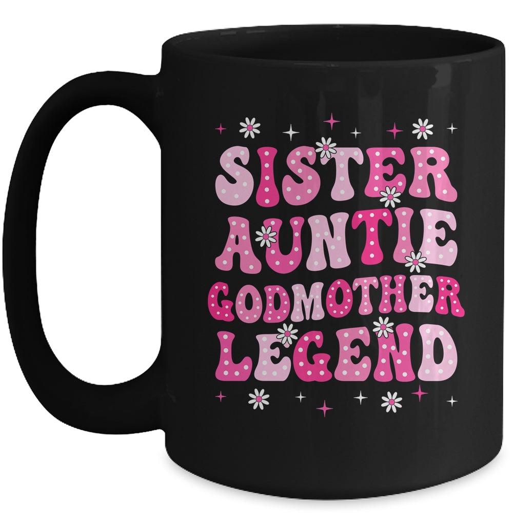 Sister Auntie Godmother Legend Family Auntie For Mothers Day Mug | siriusteestore