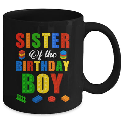 Sister Birthday Boy Master Builder Building Bricks Blocks Mug | siriusteestore