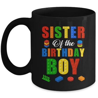 Sister Birthday Boy Master Builder Building Bricks Blocks Mug | siriusteestore