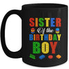 Sister Birthday Boy Master Builder Building Bricks Blocks Mug | siriusteestore