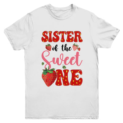Sister Of Sweet One Strawberry Frist 1st Birthday Girl Youth Shirt | siriusteestore