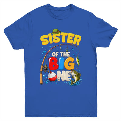 Sister Of The Big One Fishing Birthday Boy Family Party Youth Shirt | siriusteestore