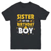 Sister Of The Birthday Boy Construction Worker Family Party Youth Shirt | siriusteestore