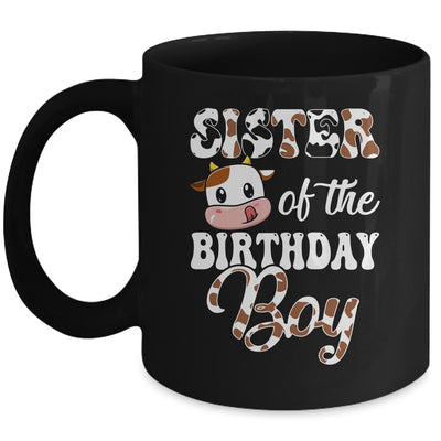 Sister Of The Birthday Boy Cow Farm 1st Birthday Boy Mug | siriusteestore