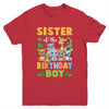 Sister Of The Birthday Boy Kids Safari Jungle Animal Youth Shirt | siriusteestore