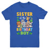 Sister Of The Birthday Boy Kids Safari Jungle Animal Youth Shirt | siriusteestore
