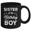 Sister Of The Birthday Boy Matching Family Party Birthday Mug | siriusteestore