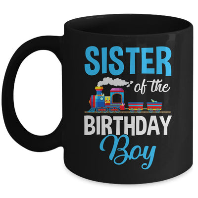 Sister Of The Birthday Boy Railroad Train Theme Lover Mug | siriusteestore