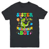 Sister Of The Birthday Boy T-Rex Dinosaur Birthday Party Youth Shirt | siriusteestore