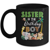 Sister Of The Birthday Boy Wild Zoo Theme Safari Party Mug | siriusteestore