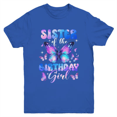 Sister Of The Birthday Girl Butterfly Family Matching Youth Shirt | siriusteestore