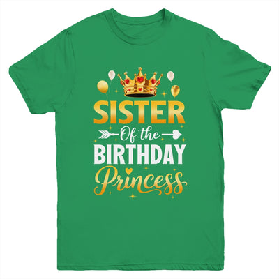 Sister Of The Birthday Princess Birthday Girl Family Kid Youth Shirt | siriusteestore
